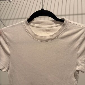 Banana Republic Women's White Short Sleeve Top